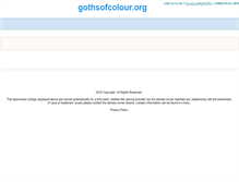 Tablet Screenshot of gothsofcolour.org